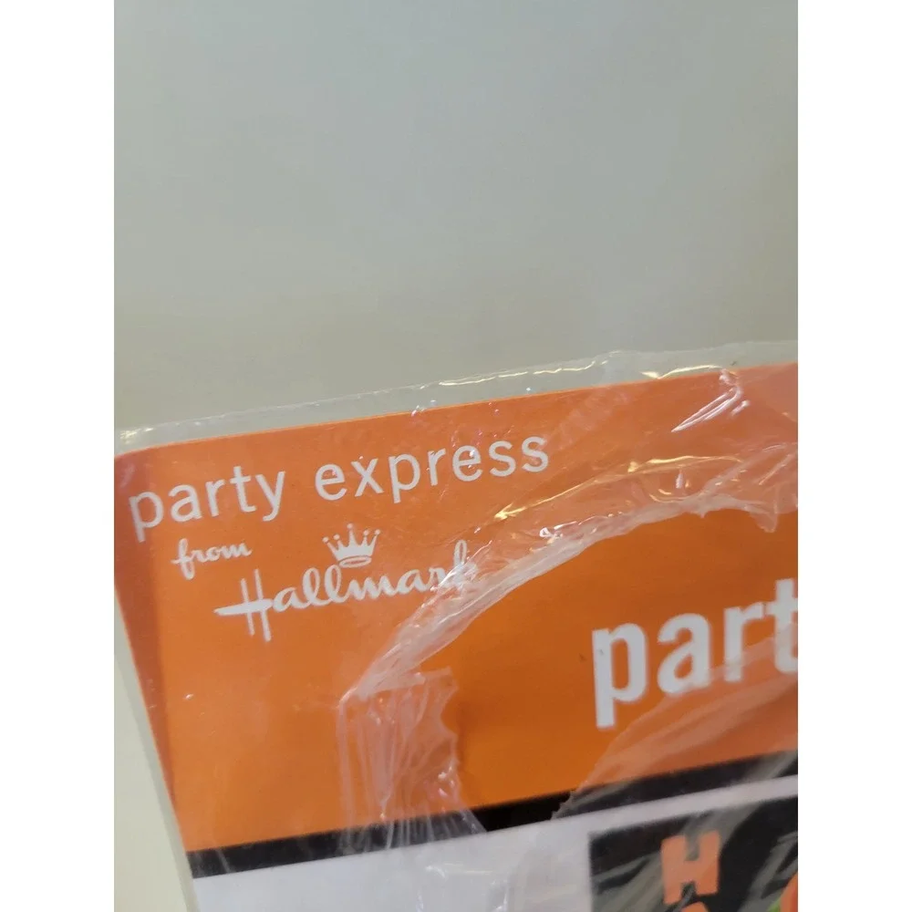 Hallmark Party Express Halloween Banner 53 Inch Jack-O-Lantern Pumpkin Decor